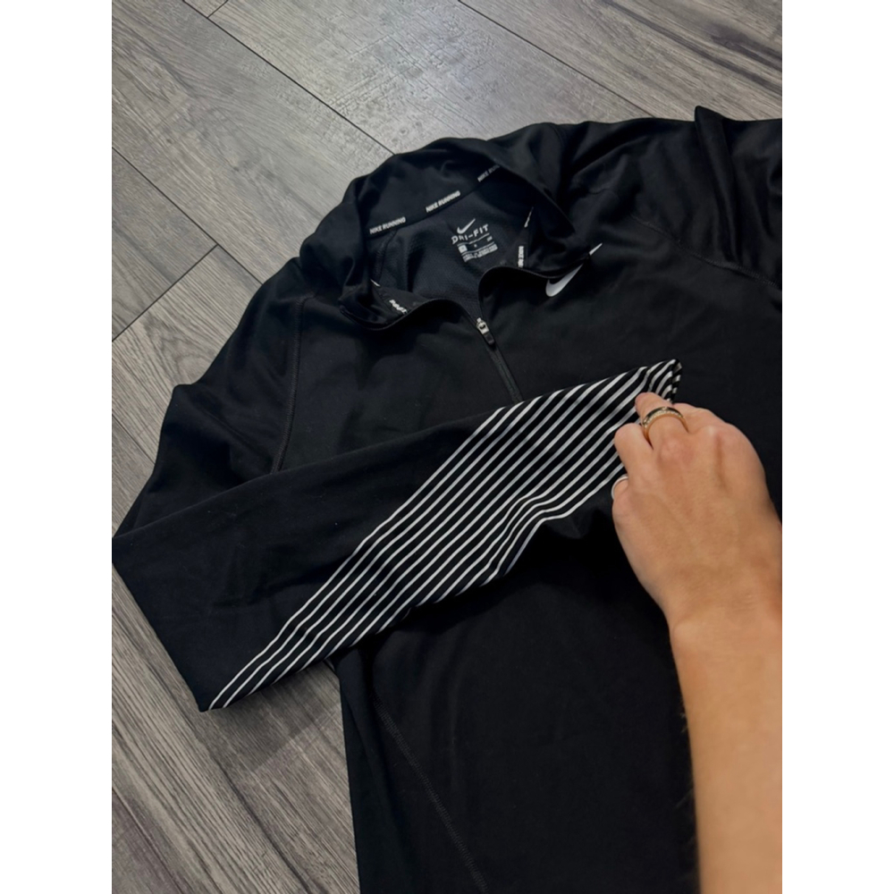 Nike Brand New Flash Element Black and White Dri Fit Size Small QuarterZip $75 - Picture 7 of 13